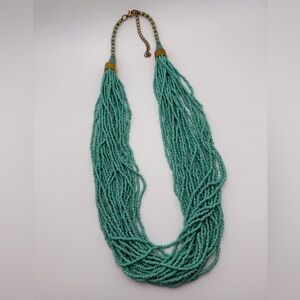 Turquoise Beaded Bohemian Necklace